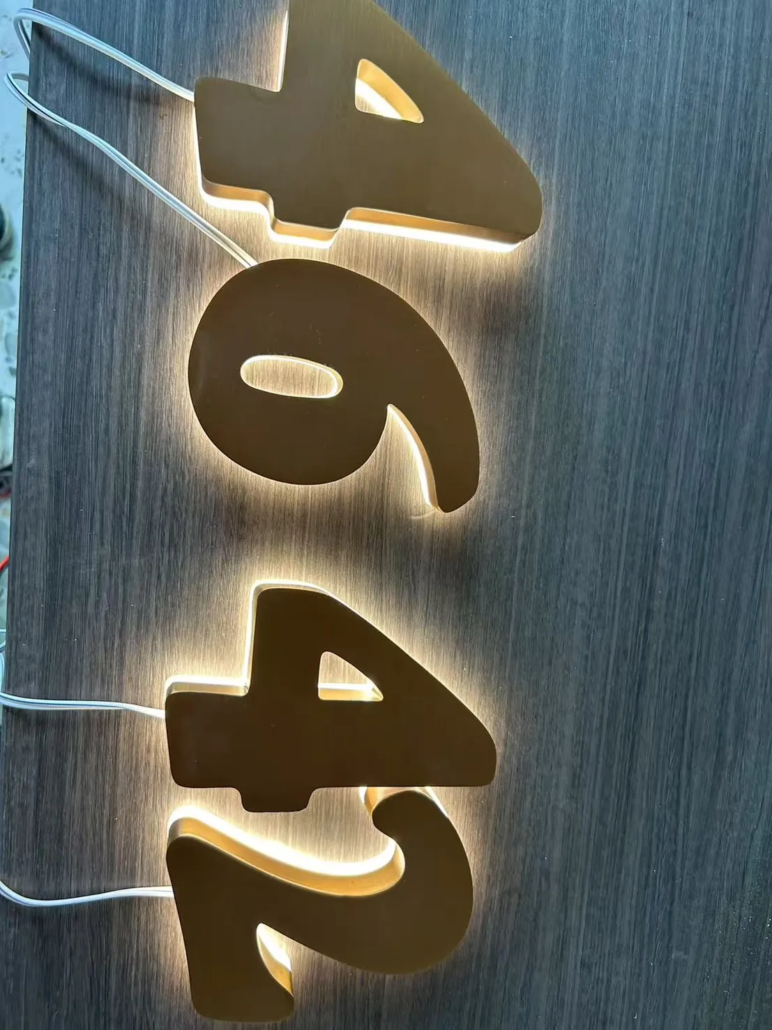 精工背光門牌號碼立體字